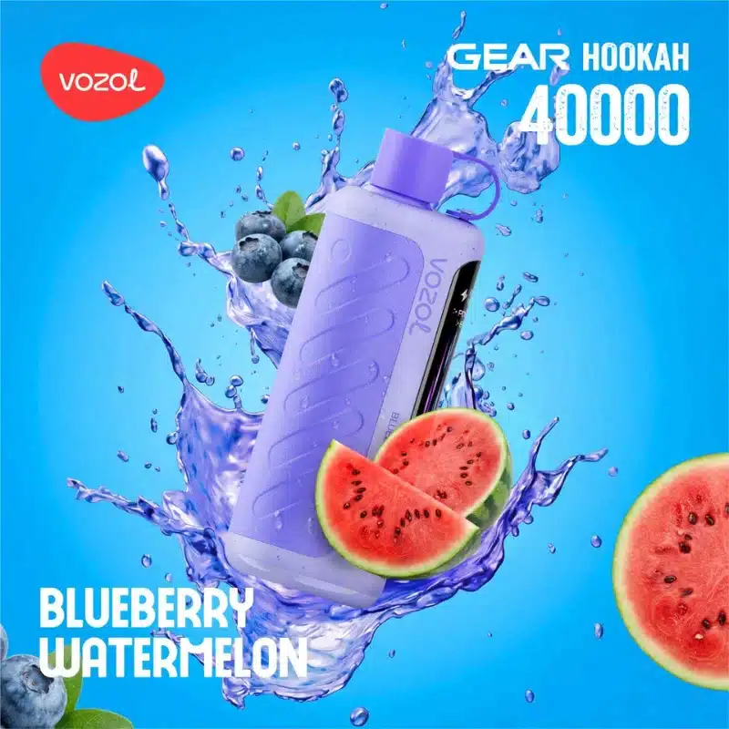 Blueberry Watermelon By VOZOL GEAR Hookah 40K Puffs Disposable