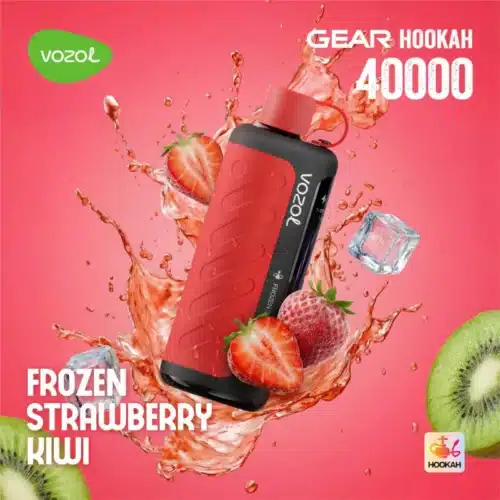 Frozen Strawberry Kiwi By VOZOL GEAR Hookah 40K Puffs Disposable