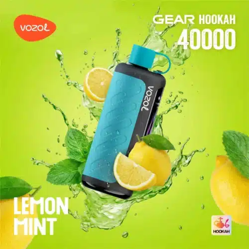 Lemon Mint By VOZOL GEAR Hookah 40K Puffs Disposable