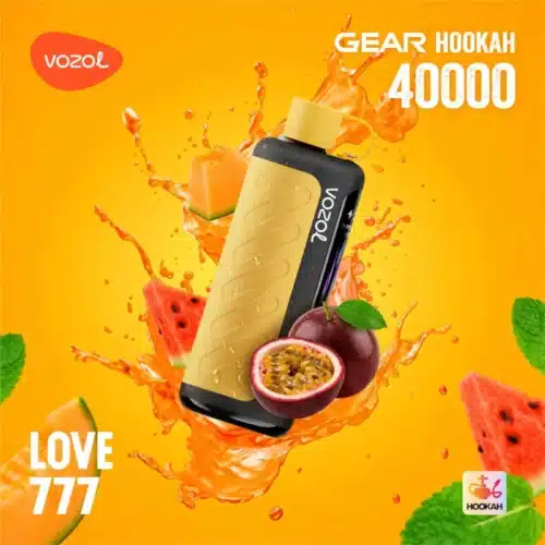 Love 777 By VOZOL GEAR Hookah 40K Puffs Disposable