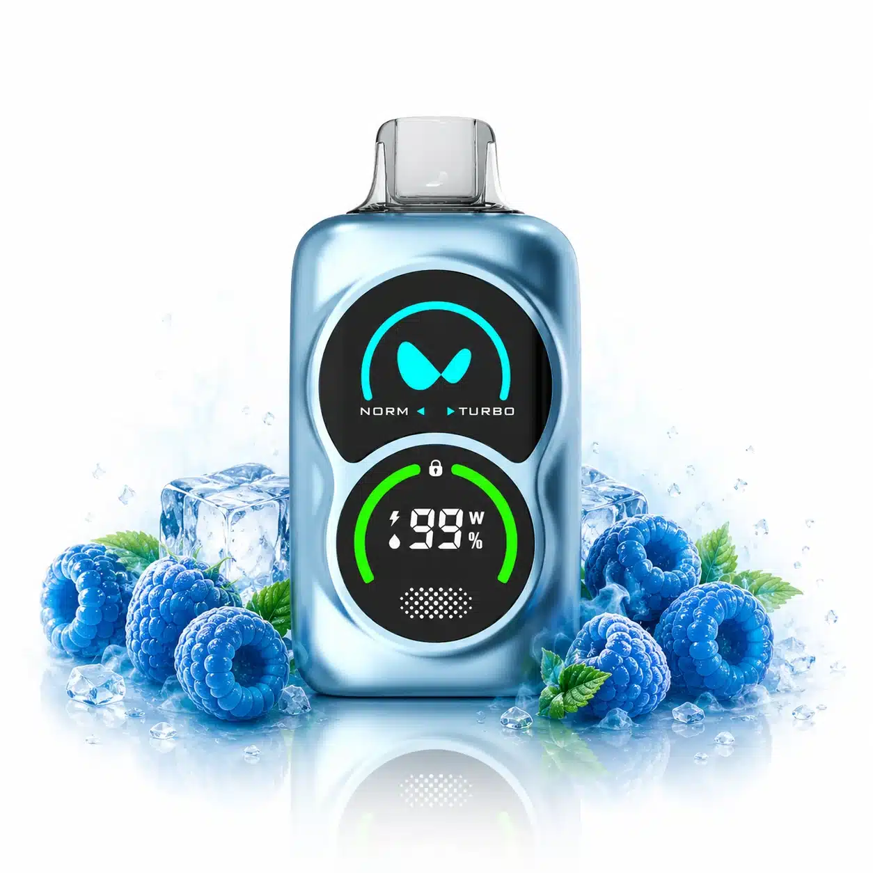 Sour Blue Raspberry By WAKA Duo 30K Puffs Disposable