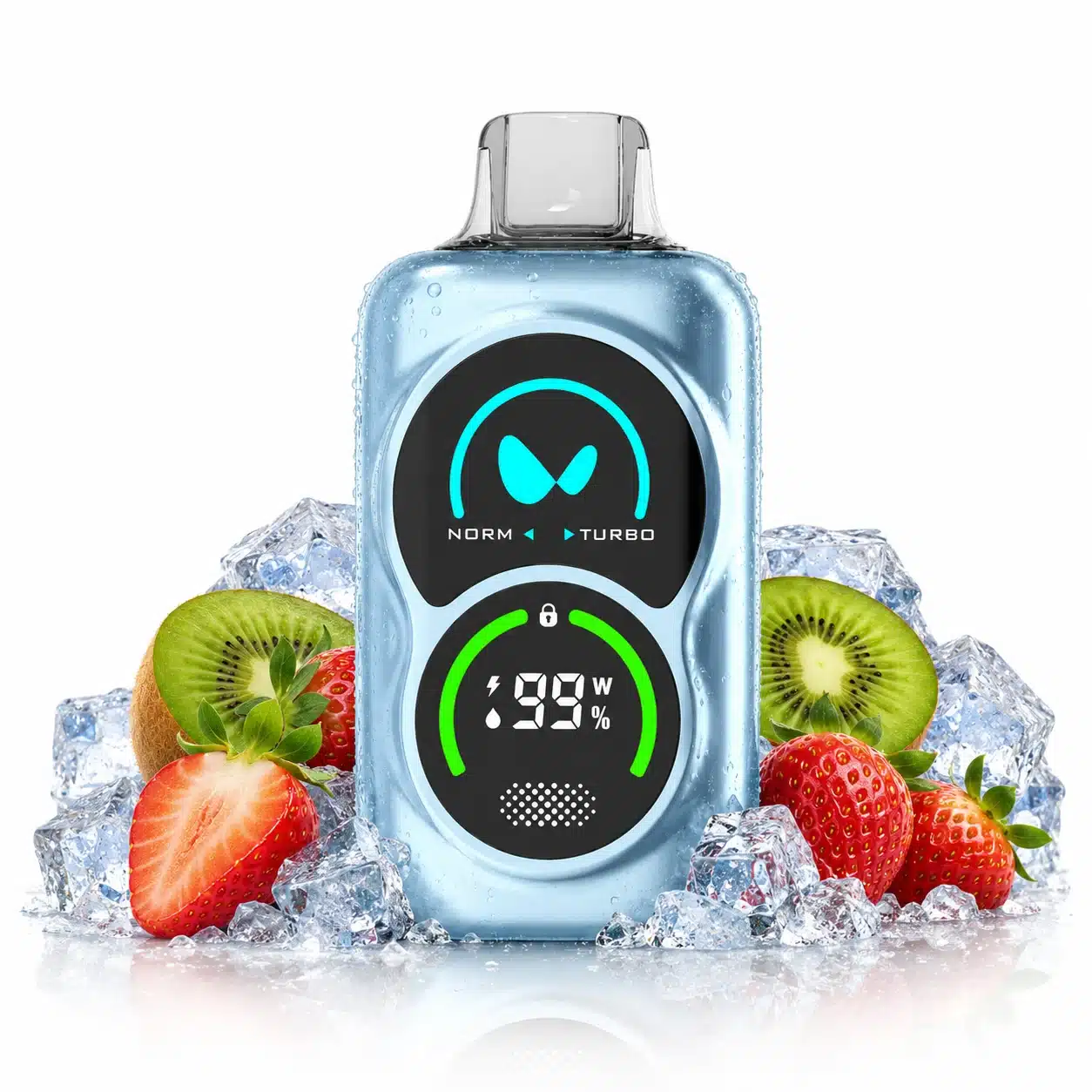 Strawberry Kiwi Ice By WAKA Duo 30K Puffs Disposable