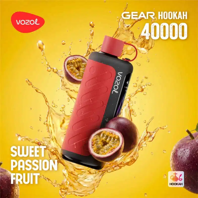 Sweet Passion Fruit By VOZOL GEAR Hookah 40K Puffs Disposable