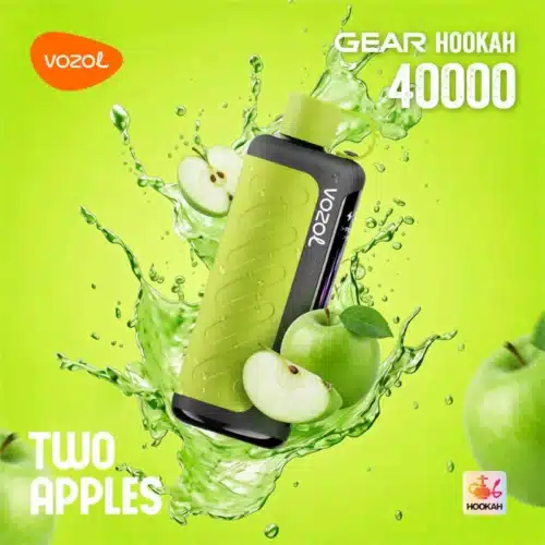 Two Apples By VOZOL GEAR Hookah 40K Puffs Disposable