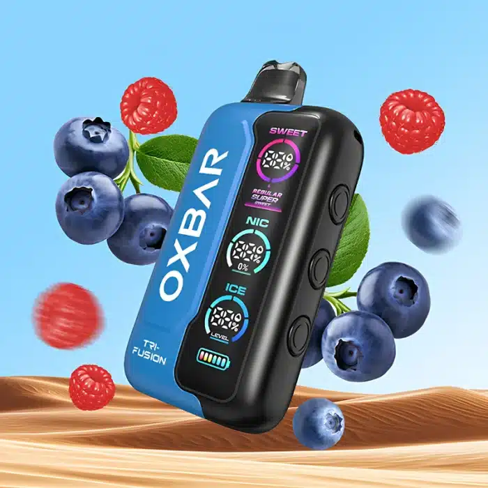 Blueberry Raspberry By OXBAR Tri-Fusion 50K Puffs Disposable | Si Omar ...