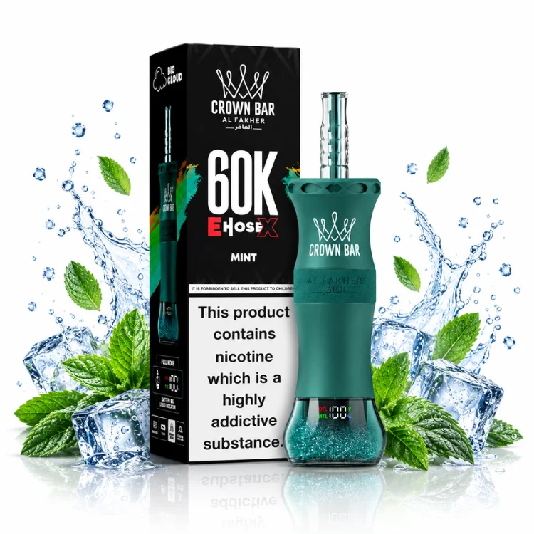 Mint By AL Fakher Crown Bar EHOSE X 60K Puffs Disposable
