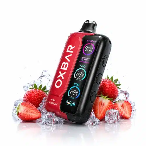 Strawberry Ice By OXBAR Tri-Fusion 50K Puffs Disposable