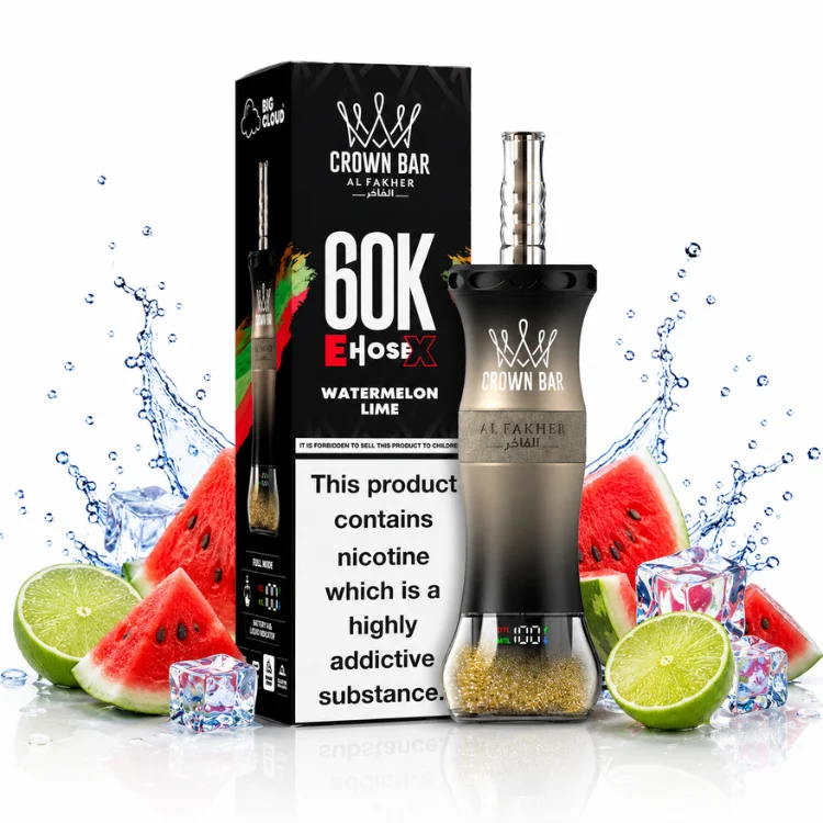 Watermelon Lime By AL Fakher Crown Bar EHOSE X 60K Puffs Disposable