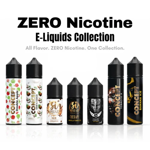 Zero Nicotine E-Liquids Collection