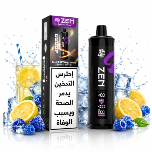 Blue Razz Lemonade By ZEN Cloud Mini Shisha 40K Puffs Disposable Vape