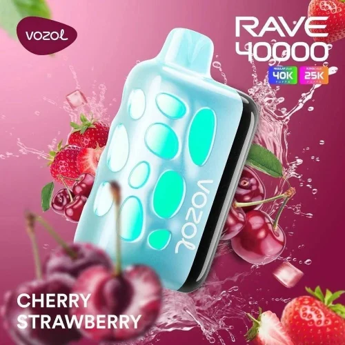 Cherry Strawberry By VOZOL RAVE 40K Puffs Disposable Pod