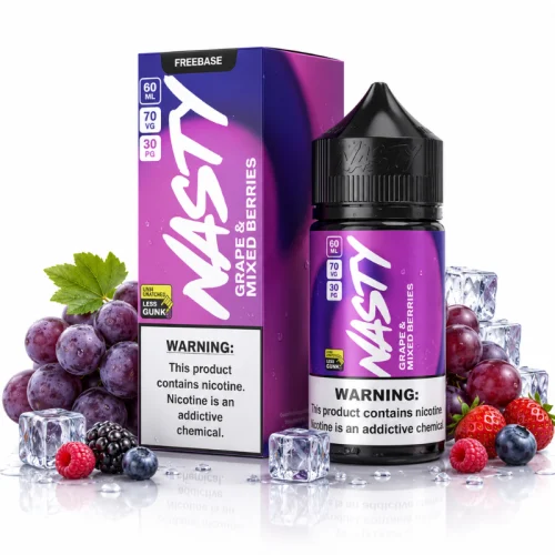Grape & Mixed Berries By Nasty Juice 60ml Shortfill E-Liquid