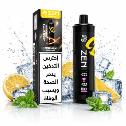Lemon Mint By ZEN Cloud Mini Shisha 40K Puffs Disposable Vape