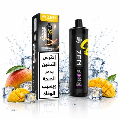 Mango Ice By ZEN Cloud Mini Shisha 40K Puffs Disposable Vape