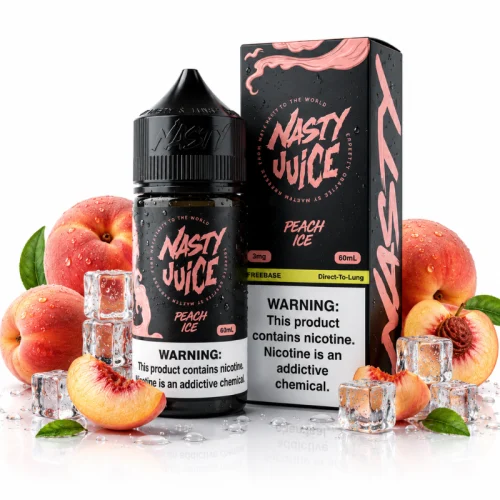 Peach Ice By Nasty Juice 60ml Shortfill E-Liquid