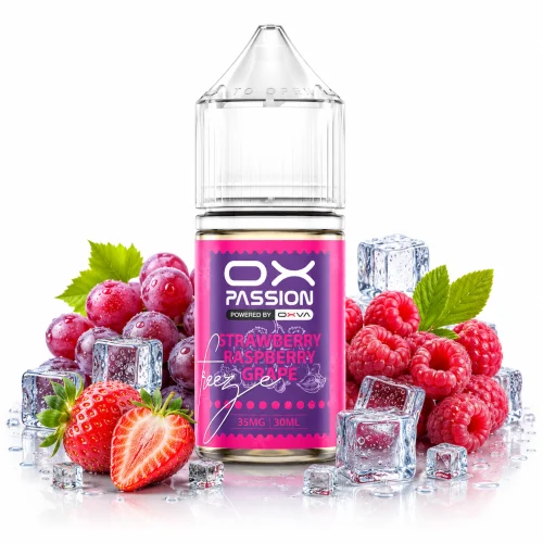 Strawberry Raspberry Grape SaltNic By OX Passion Freeze