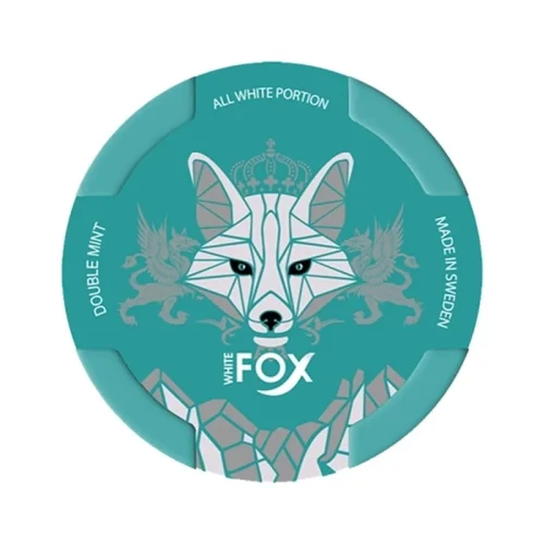 White Fox Double Mint Nicotine Pouches