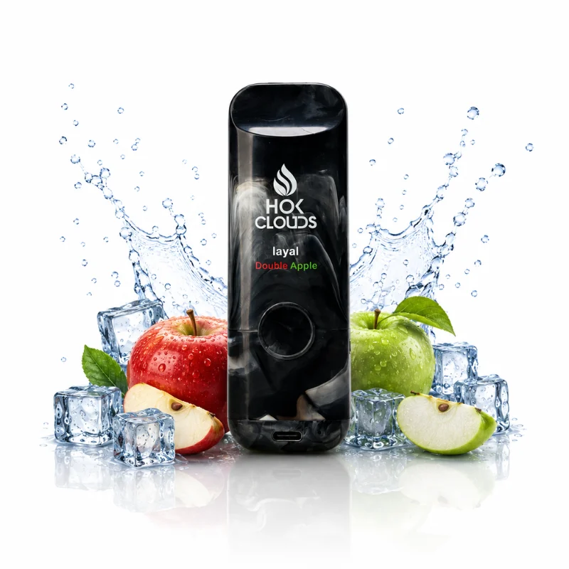 Double Apple By HOK Clouds Layal 9900 Puffs Disposable Vape