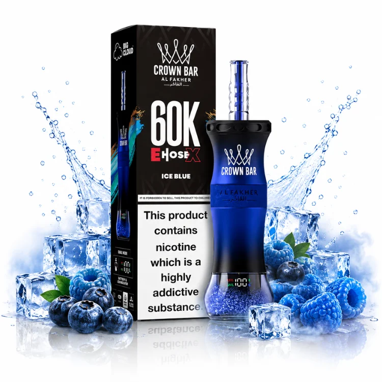 Ice Blue By AL Fakher Crown Bar EHOSE X 60K Puffs Disposable