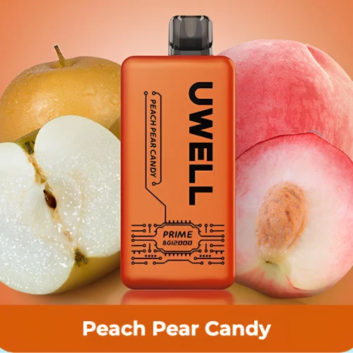 Peach Pear Candy By UWELL Prime BG12000 Puffs Disposable