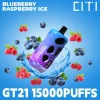 Blueberry Raspberry Ice By CITI GT21 15000 Puffs Disposable