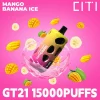Mango Banana Ice By CITI GT21 15000 Puffs Disposable