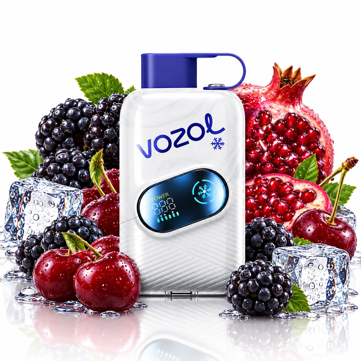Blackberry Pomegranate Cherry By VOZOL Star Click 50K Puffs Disposable Vape