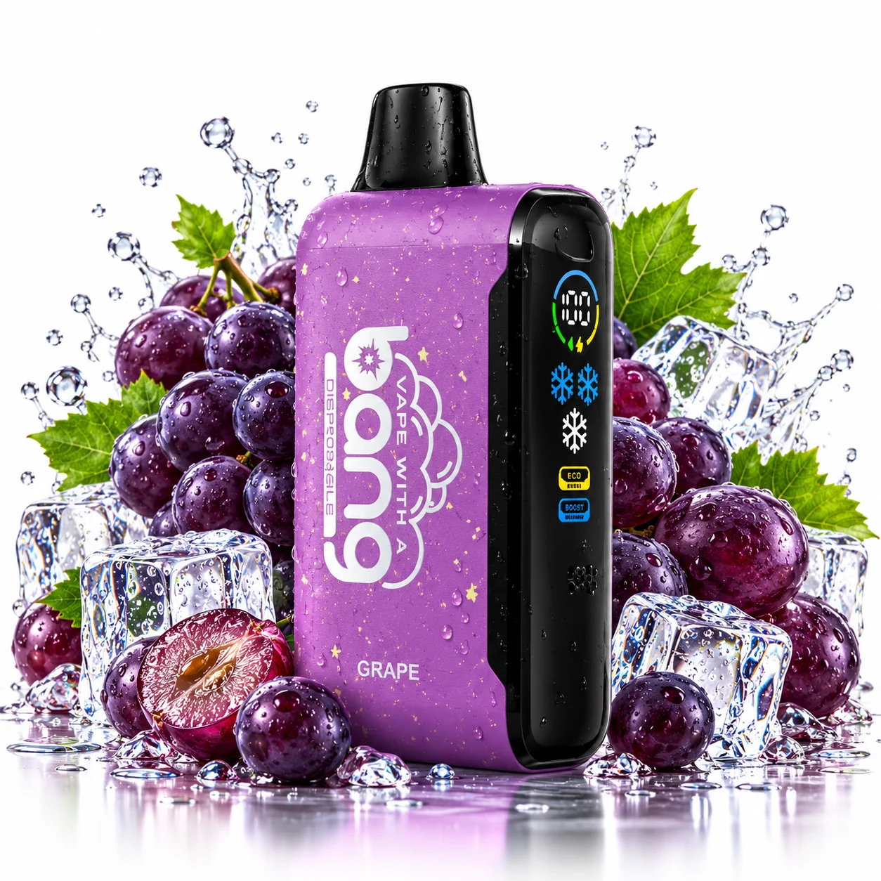 Grape By BANG Two Tanks 40K Puffs Disposable Vape