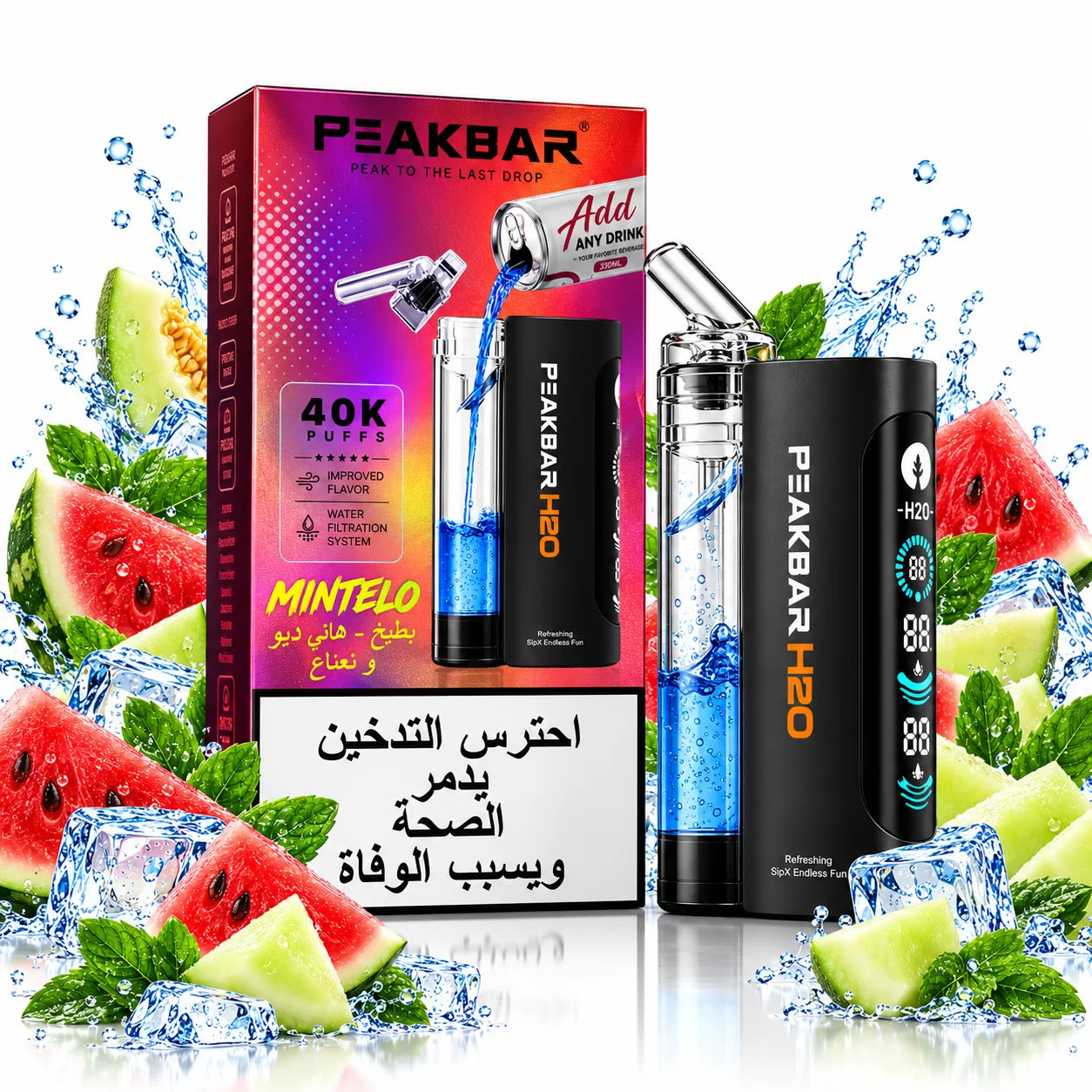 Mintelo By PeakBar H2O 40K Puffs Disposable Vape