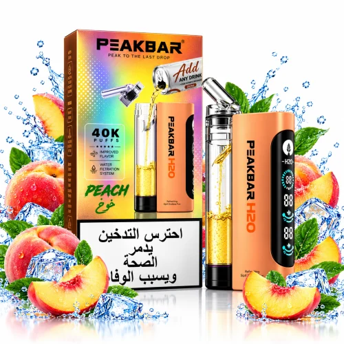 Peach By PeakBar H2O 40K Puffs Disposable Vape