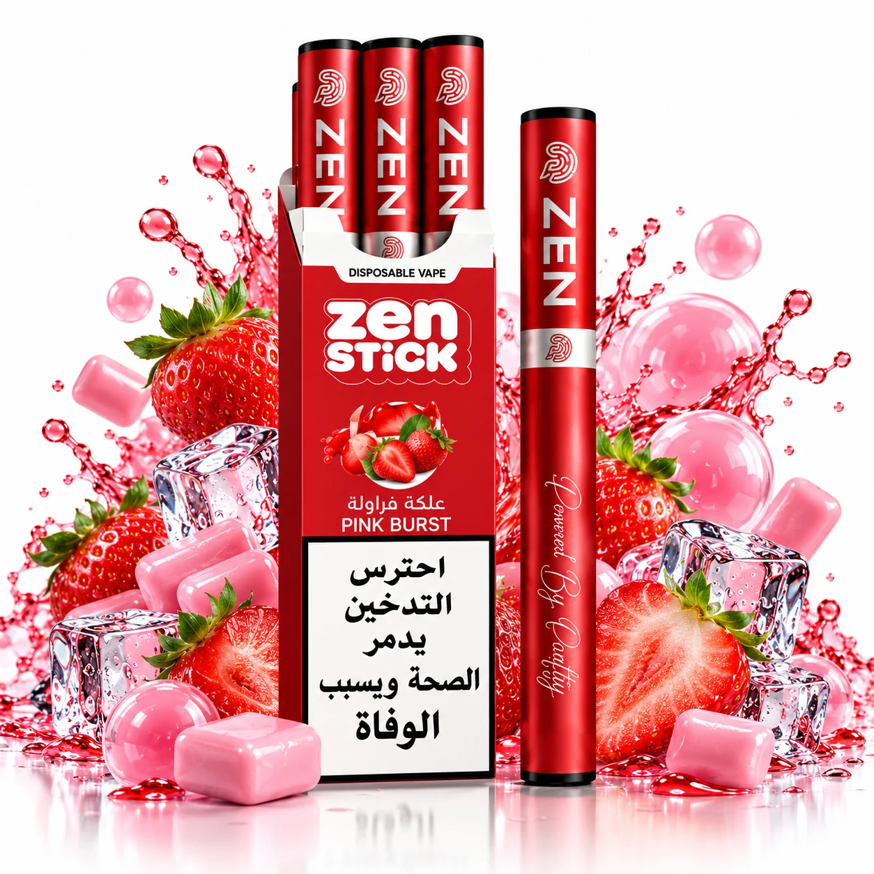 Pink Burst By ZEN Stick Disposable Vape (Pack of 3)