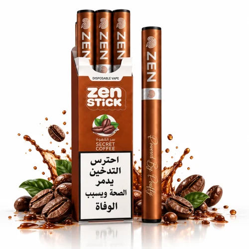 Secret Coffee By ZEN Stick Disposable Vape (Pack of 3)
